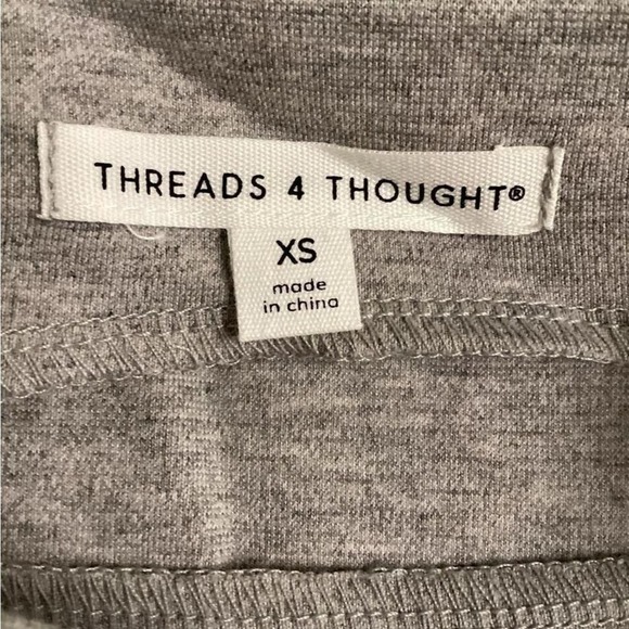 NWT Threads 4 thought gray pull over sweater size‎ XS - Picture 8 of 10